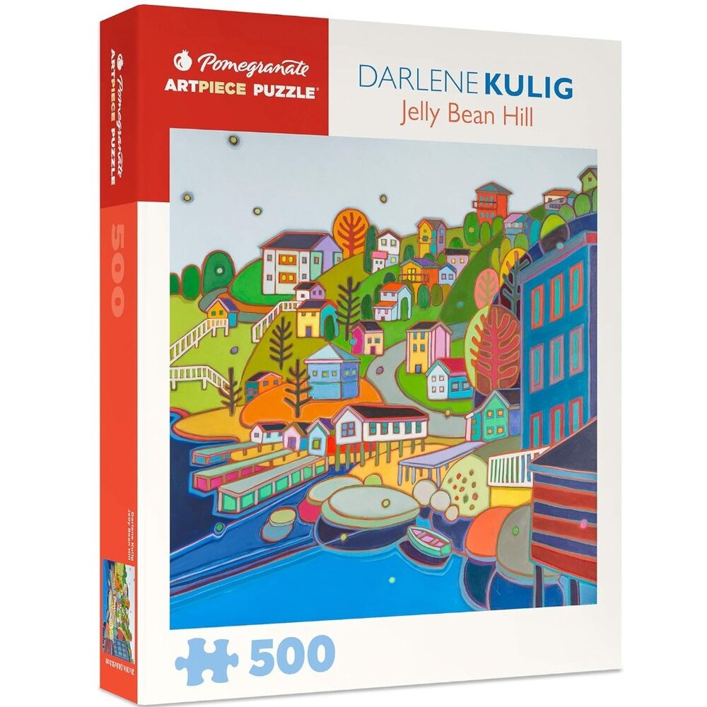 3/$88❤️Pomegranate Darlene Kulig Jelly Bean Hill St John's Newfoundland puzzle